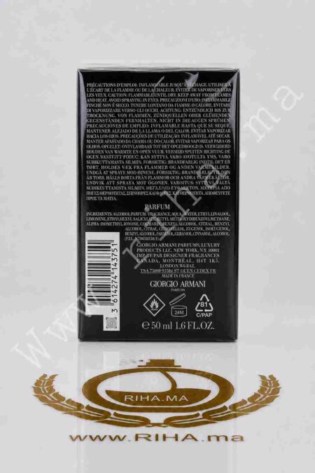 Acqua di Gio Elixir Giorgio Armani pour homme 50ml prix maroc