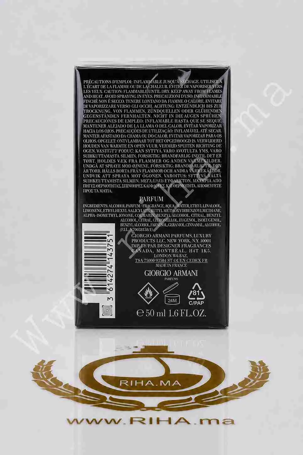 Acqua di Gio Elixir Giorgio Armani pour homme 50ml prix maroc