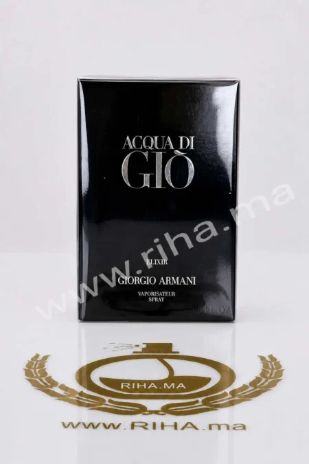 Acqua di Gio Elixir Giorgio Armani pour homme 50ml prix maroc