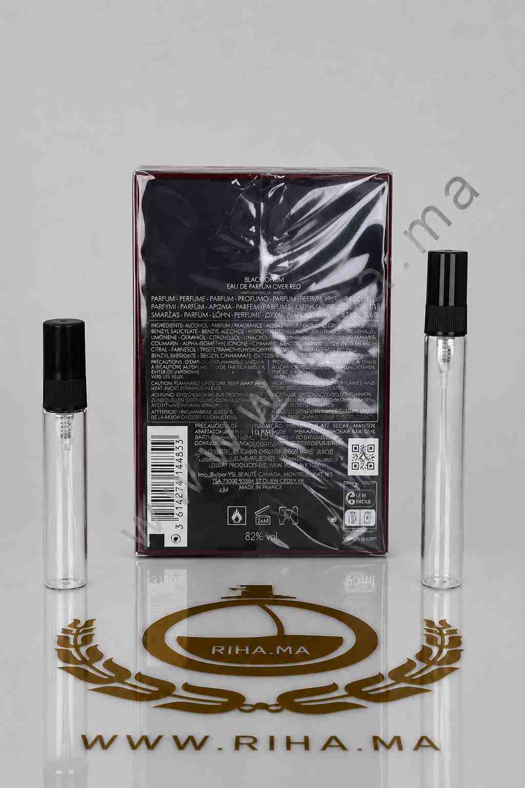 Decantage Black Opium Eau De Parfum Over Red Yves Saint Laurent pour femme prix maroc Decantage Black Opium Eau De Parfum Over Red Yves Saint Laurent pour femme prix maroc