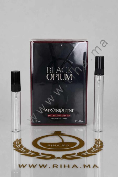 Decantage Black Opium Eau De Parfum Over Red Yves Saint Laurent pour femme prix maroc