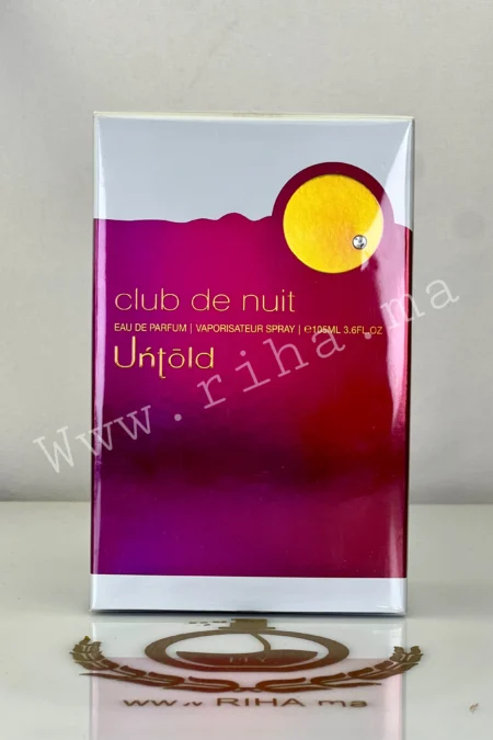 Club de Nuit Untold Armaf pour homme et femme 105ml prix maroc