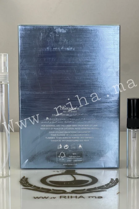 Decantage Hawas Ice for Him Rasasi pour homme Eau de Parfum prix maroc