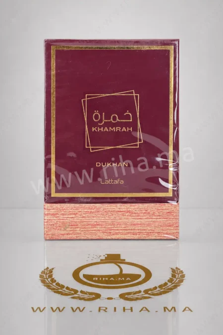 Khamrah Dukhan Lattafa Eau De Parfum Pour Homme 100ml parfum original Authentic au Maroc chez RIHA.ma