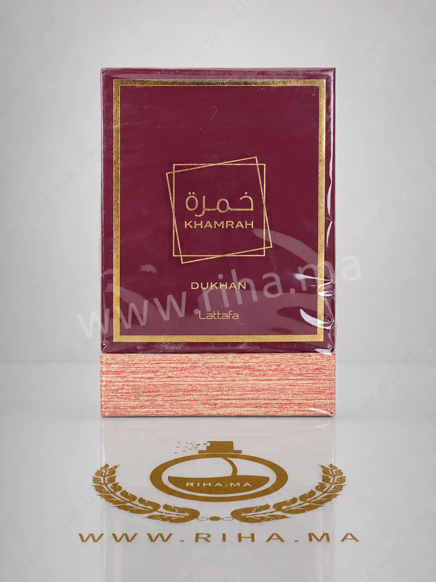 Khamrah Dukhan Lattafa Eau De Parfum Pour Homme 100ml Khamrah Dukhan Lattafa Eau De Parfum Pour Homme 100ml parfum original Authentic au Maroc chez RIHA.ma