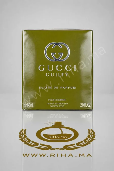 Gucci Guilty Elixir de Parfum pour Homme 60ML Prix maroc
