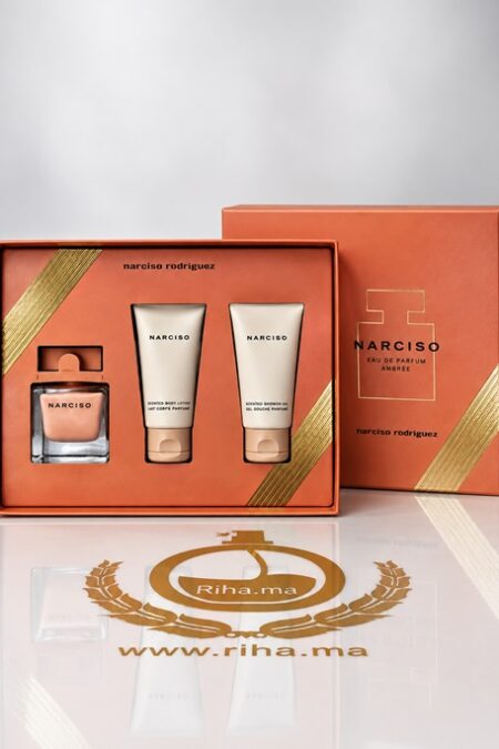 Coffret Cadaux Narciso Eau de Parfum Ambrée Narciso Rodriguez Pour Femme 50ML