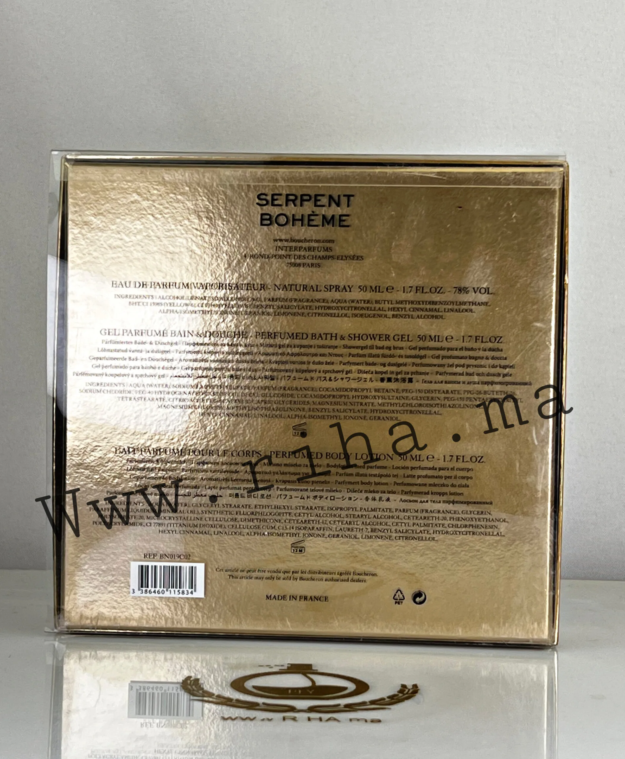 Coffret Cadaux Serpent Bohème Boucheron Eau De Parfum Pour Femme