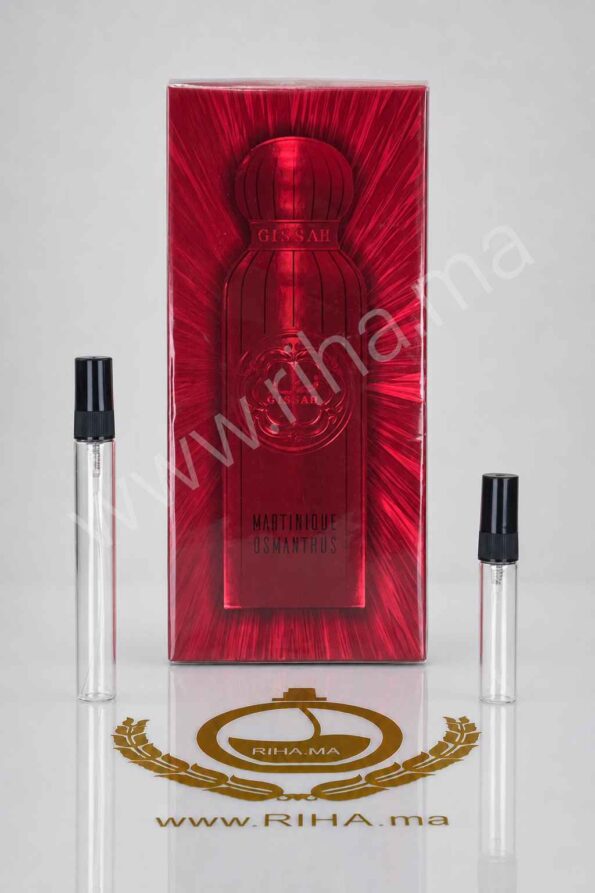 decantage gissah martinique osmathus — Flacon de décantage Gissah Martinique Osmathus eau de parfum