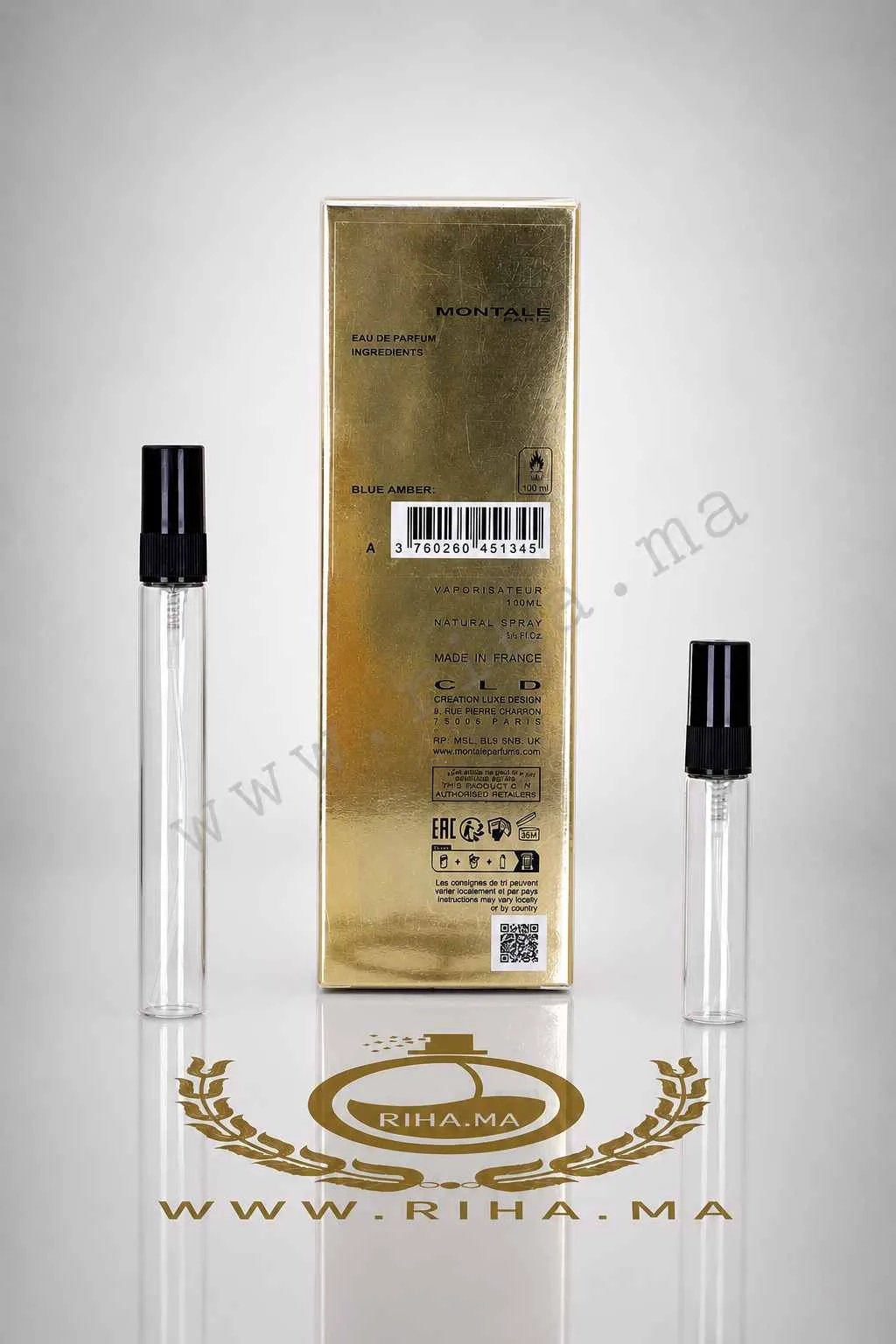 Decantage Blue Amber Montale Pour Homme et Femme
