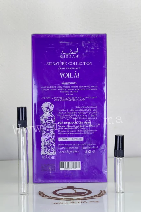 Decantage Gissah Voila Eau de Parfum Pour Homme et Femme 