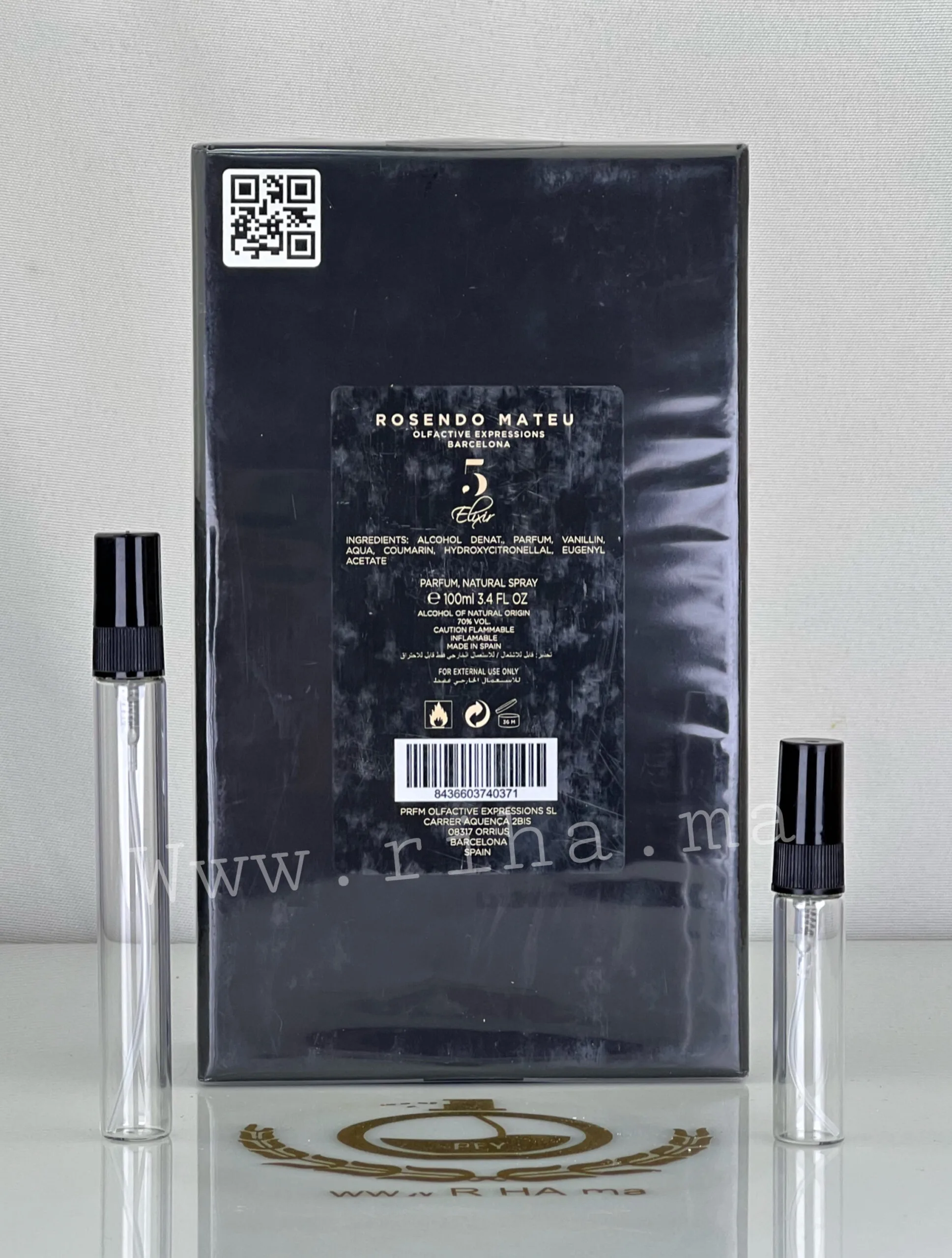Decantage Rosendo Mateu Nº 5 Elixir Rosendo Mateu Olfactive Expressions Pour Homme et Femme