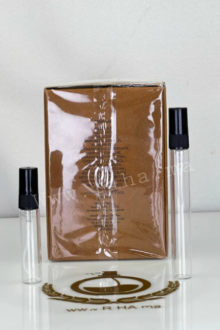 decantage risvelium orto parisi — Flacon de décantage Risvelium Orto Parisi pour homme sur fond noir — vue 2