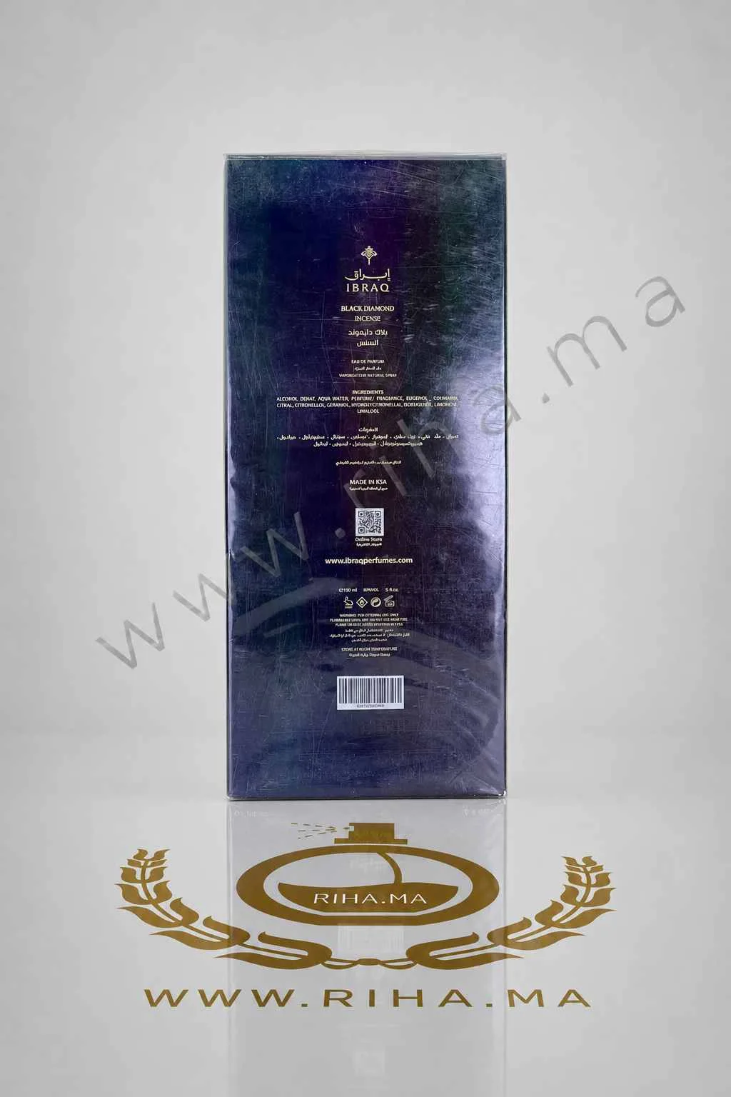Black Diamond Incense Ibraheem AlQurashi pour homme et femme