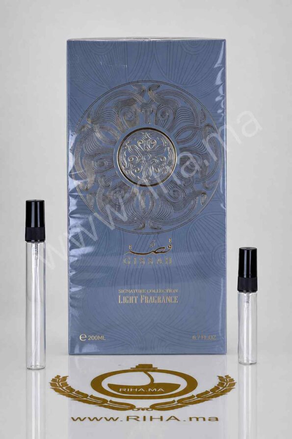 decantage imperial valley gissah — Flacon de décantage Imperial Valley Gissah avec étiquette dorée