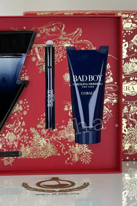 Coffret Cadeau Bad Boy Cobalt Parfum Electrique Carolina Herrera Pour Homme