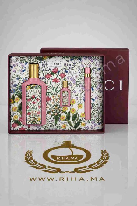 Coffret Flora Gorgeous Magnolia Gucci Eau de Parfum Pour Femme 100 ML