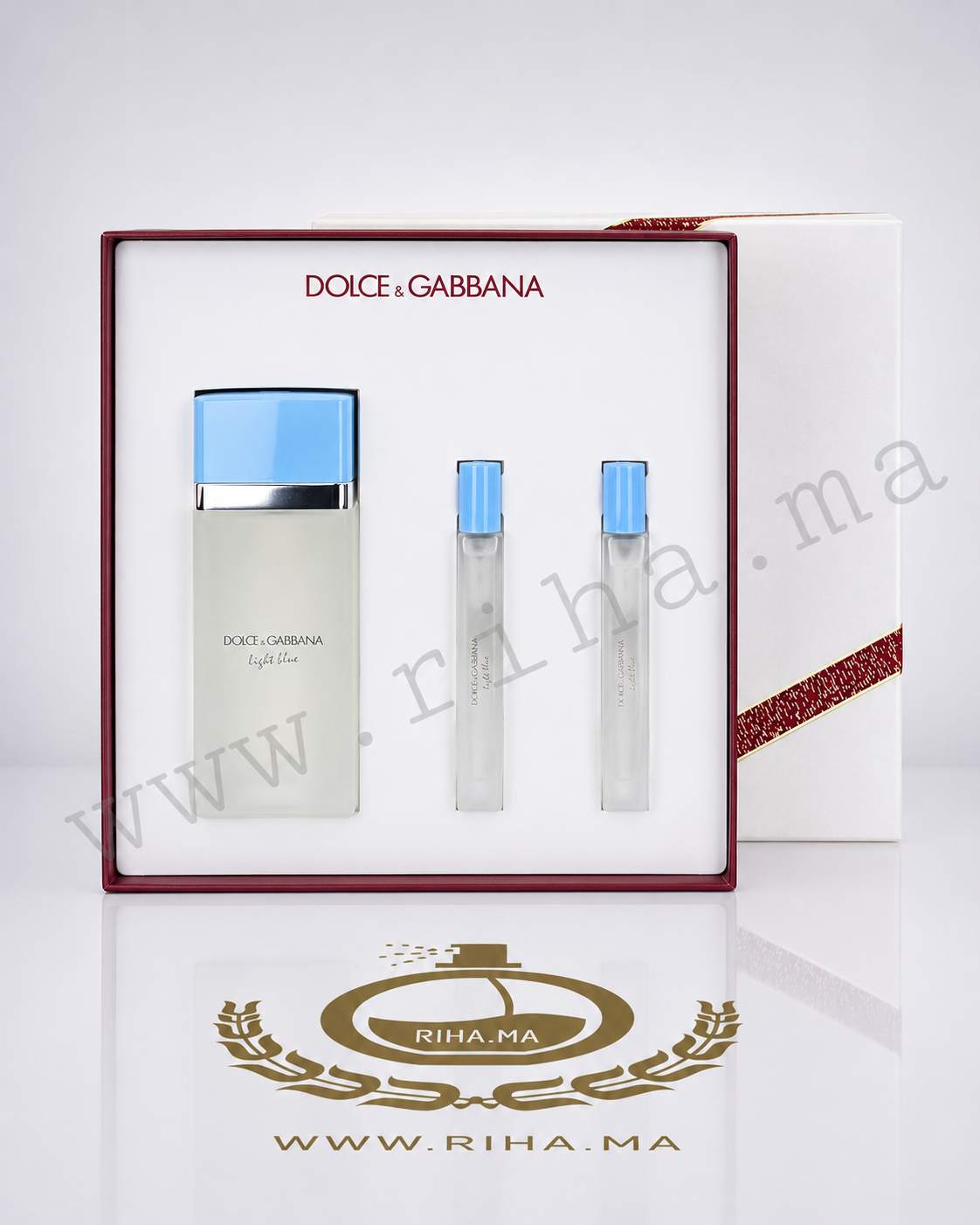 Coffret Light Blue Dolce&Gabbana Eau de Toilette Pour Femme 100 ML Authentic Coffret Light Blue Dolce&Gabbana Eau de Toilette Pour Femme 100 ML Authentic