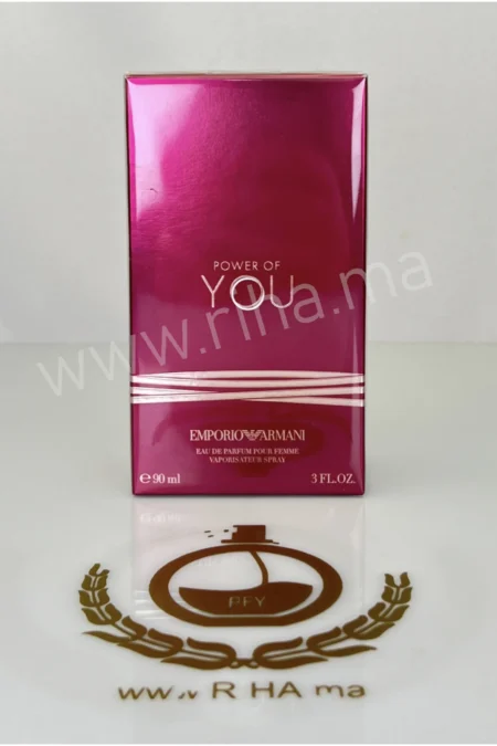 Power Of You Emporio Armani Eau de Parfum Pour Femme 90 ML Authentic
