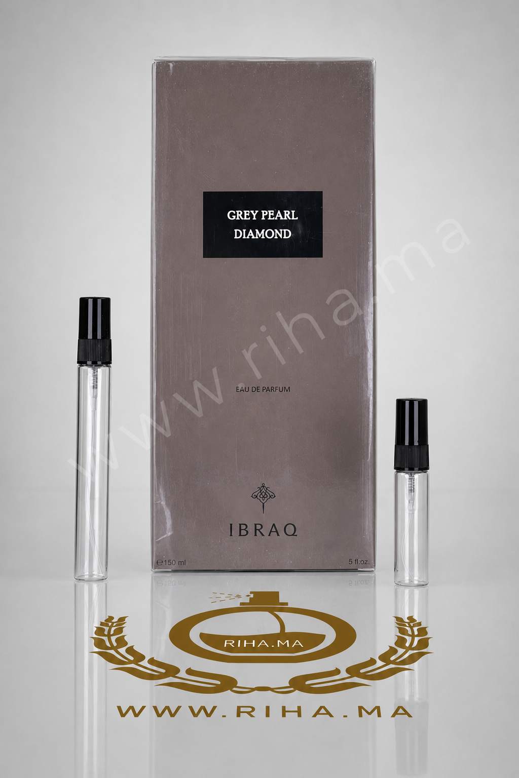 Decantage Grey Pearl Diamond Ibrahim Al Qurashi Pour Homme et Femme Decantage Grey Pearl Diamond Ibrahim Al Qurashi Pour Homme et Femme