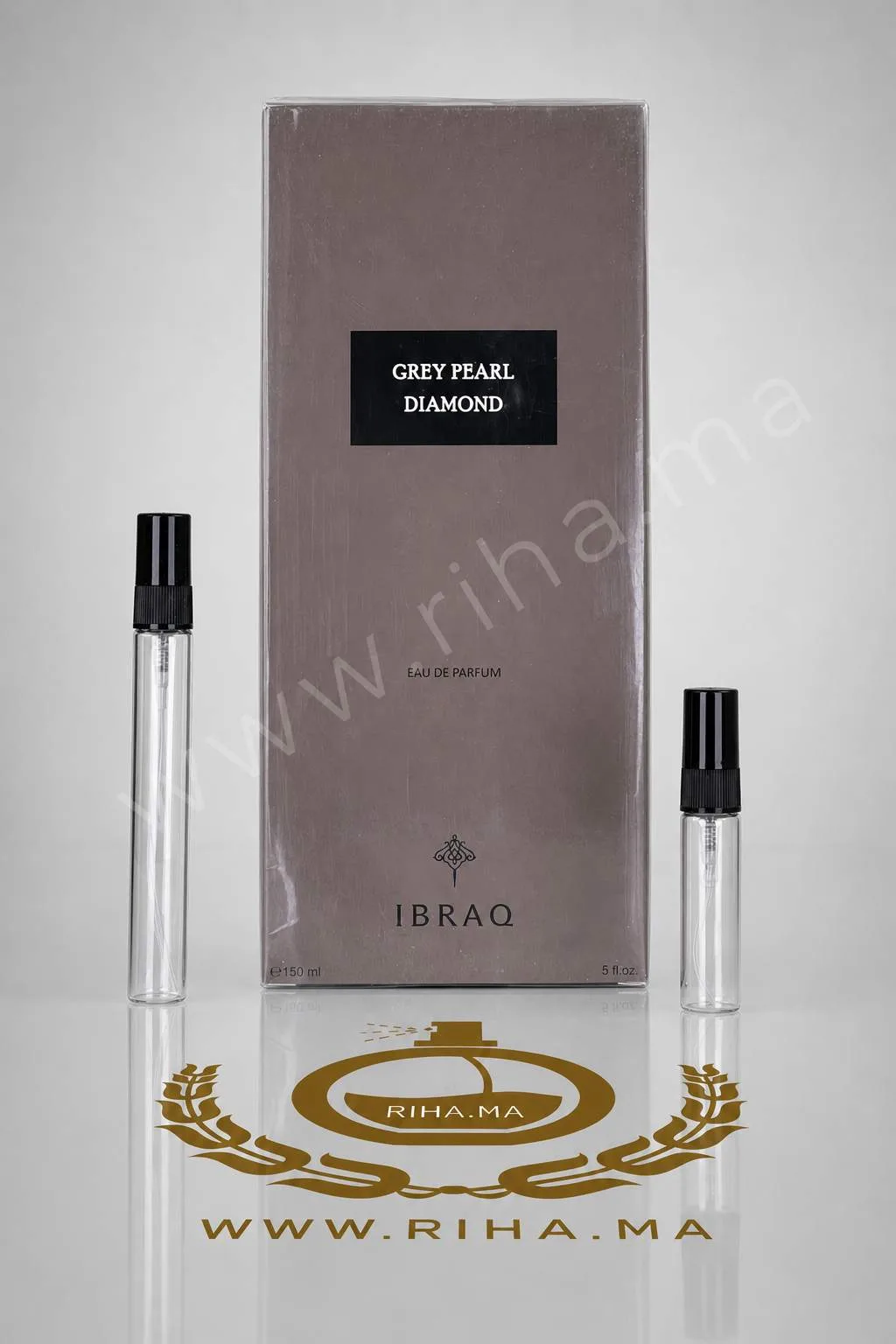 Decantage Grey Pearl Diamond Ibrahim Al Qurashi Pour Homme et Femme