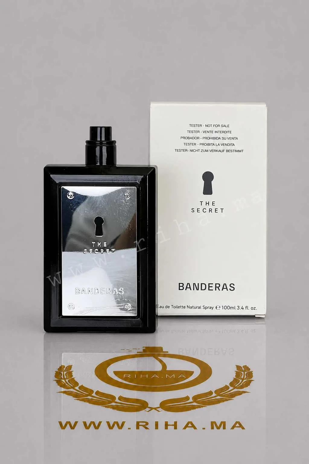 Tester The Secret Antonio Banderas Eau de toilette Pour Homme 100 ML Authentic
