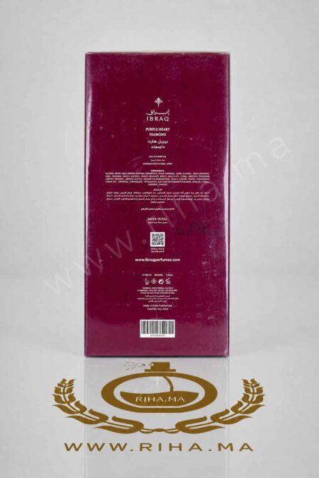 Purple Heart Diamond Ibrahim Al Qurashi Eau de Parfum Pour Femme 150 ML Authentic