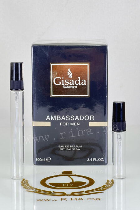 Riha | Vente de Parfum Original Au Maroc Pour Homme Et Femme 62 Decantage Ambassador Men Gisada Eau de Parfum Pour Homme