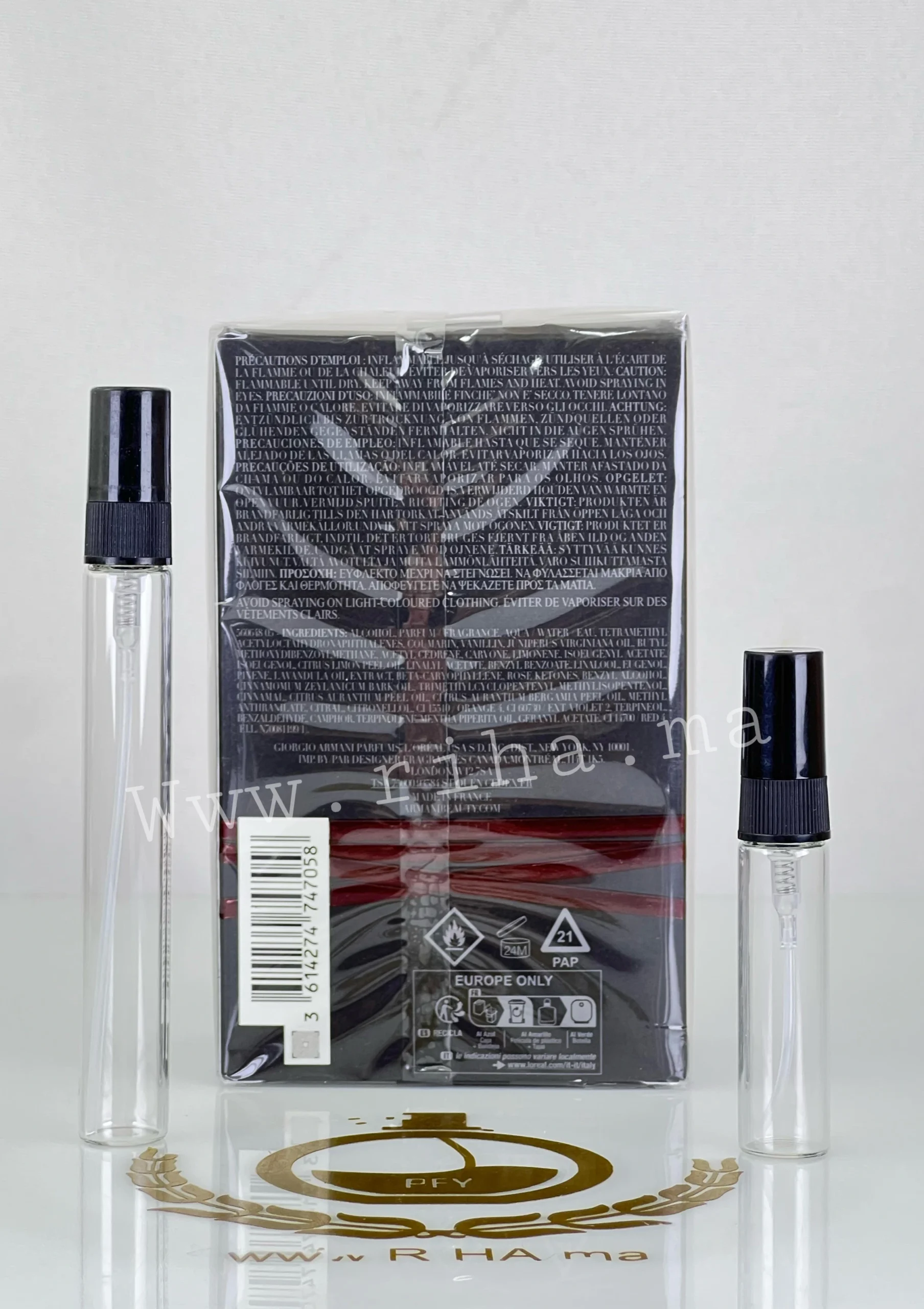 Decantage Emporio Armani Stronger With You Powerfully Giorgio Armani Eau de Parfum Pour Homme Authentic Decantage Emporio Armani Stronger With You Powerfully Giorgio Armani Eau de Parfum Pour Homme Authentic