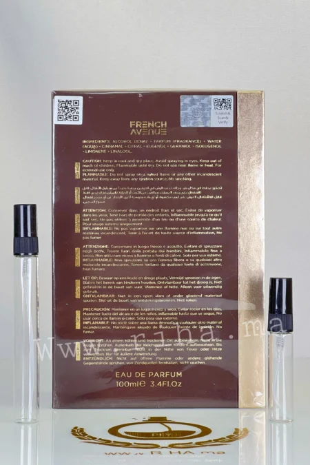 Riha | Vente de Parfum Original Au Maroc Pour Homme Et Femme 21 Decantage Liquid Brun French Avenue Eau de Parfum Pour Homme Authentic