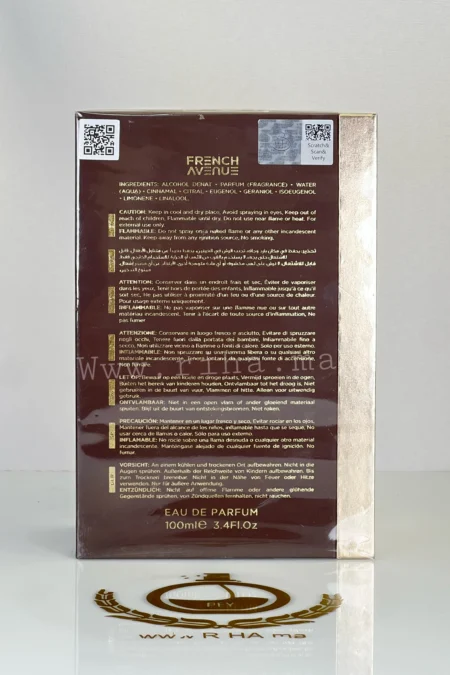 Liquid Brun French Avenue Eau de Parfum Pour Homme 100 ML Authentic