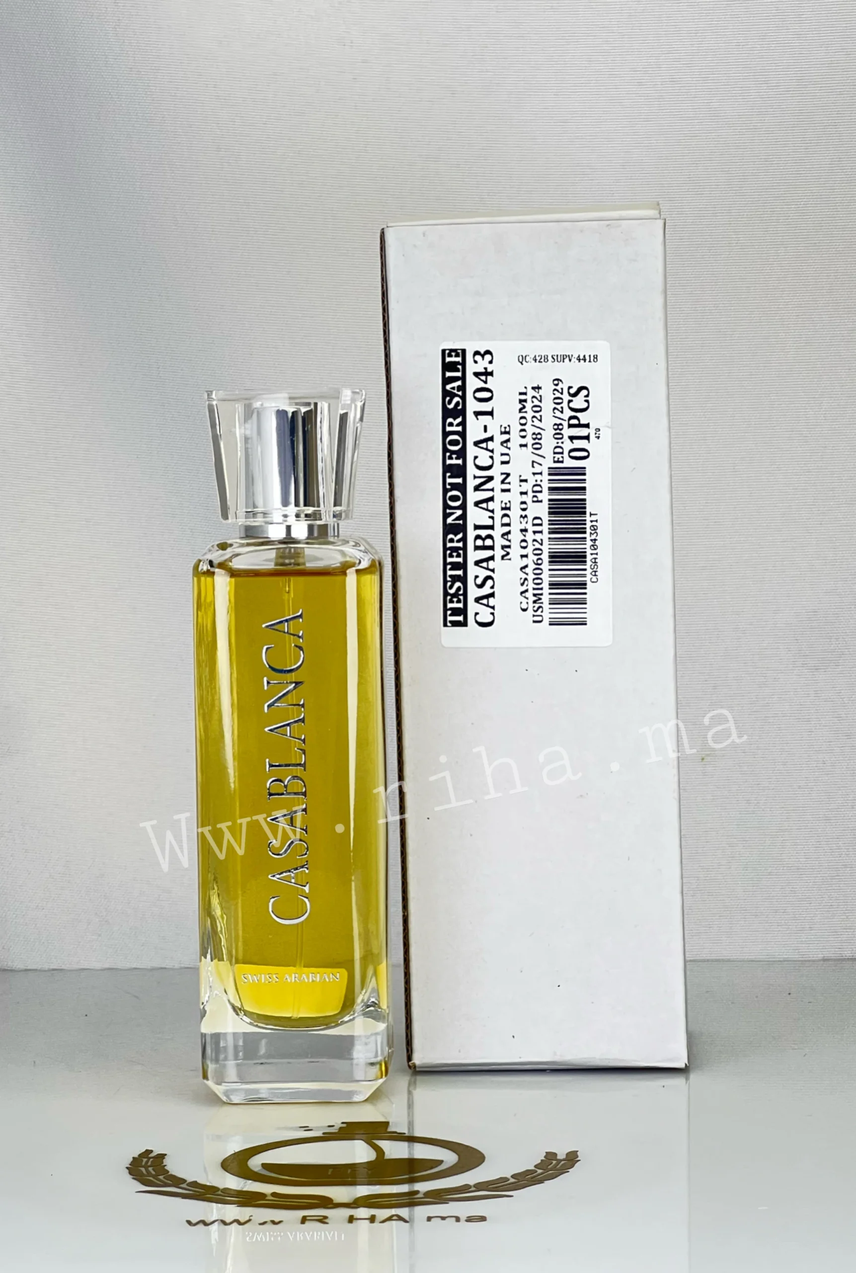 Tester Casablanca Swiss Arabian Eau de Parfum Pour Femme 100 ML Authentic Tester Casablanca Swiss Arabian Eau de Parfum Pour Femme 100 ML Authentic