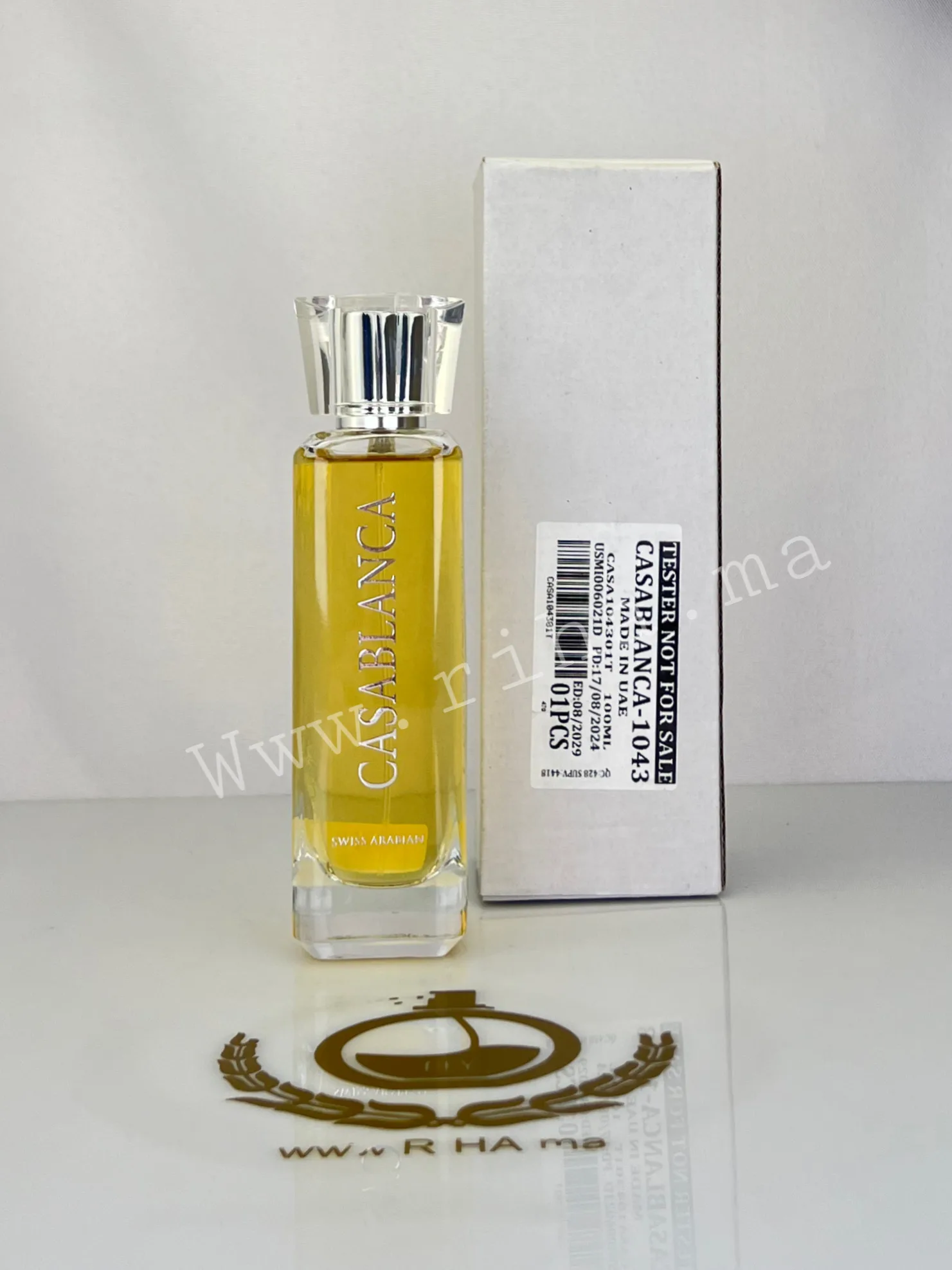 Tester Casablanca Swiss Arabian Eau de Parfum Pour Femme 100 ML Authentic
