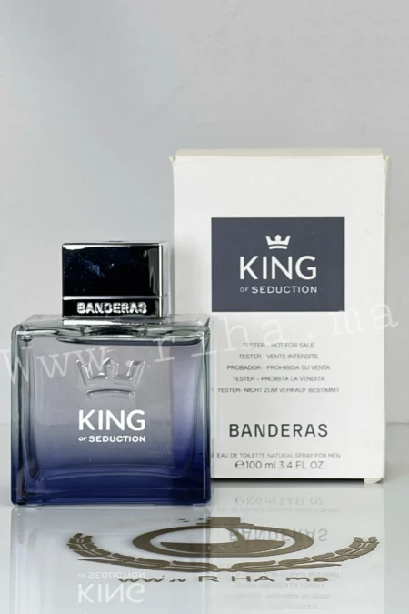 Tester King of Seduction Antonio BanderasEau de Toilette Pour Homme 100 ML Authentic