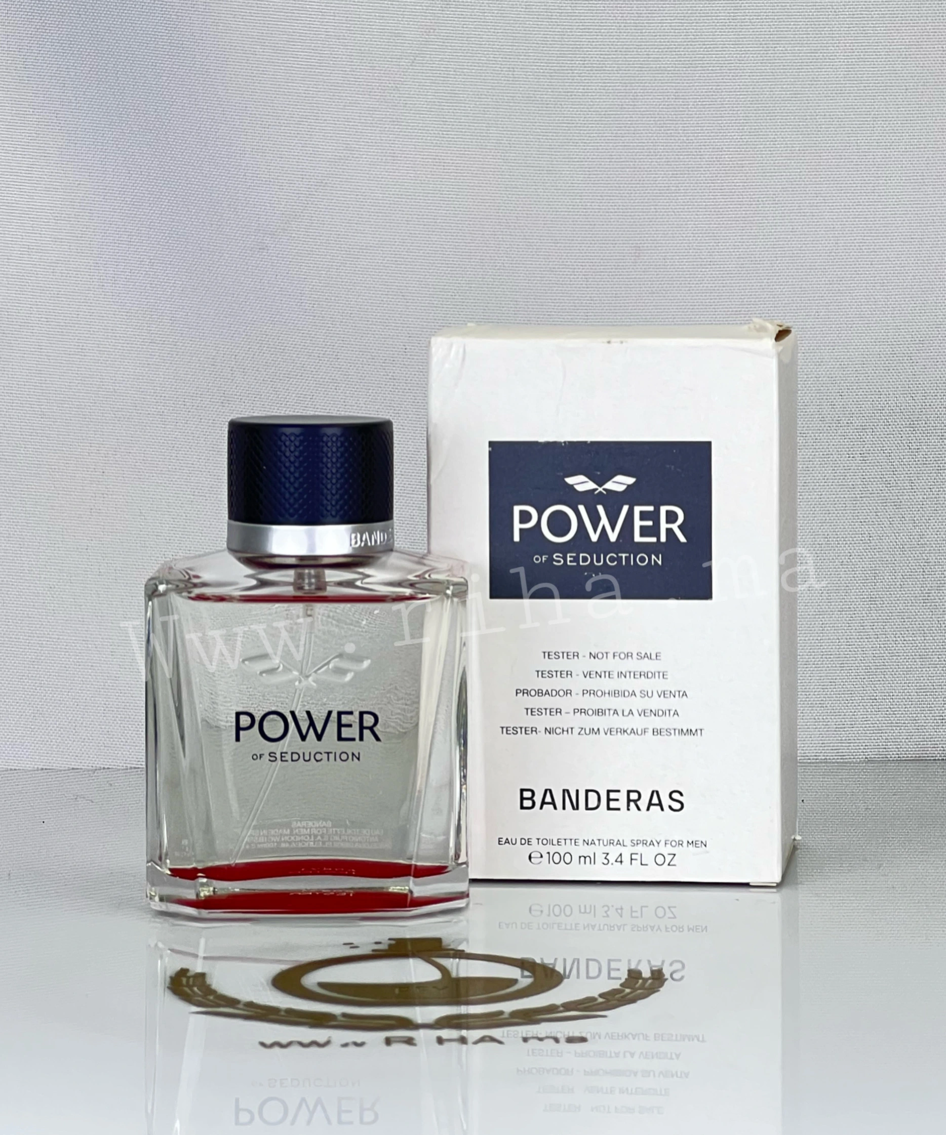 Tester Power of Seduction Antonio Banderas Eau de Toilette Pour Homme 100 ML Authentic Tester Power of Seduction Antonio Banderas Eau de Toilette Pour Homme 100 ML Authentic