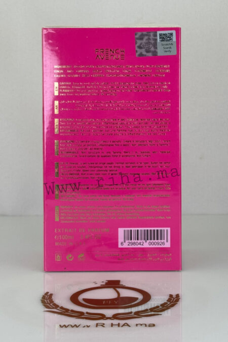 Vulcan Baie French Avenue Extrait de Parfum Pour Femme 100 ML Authentic