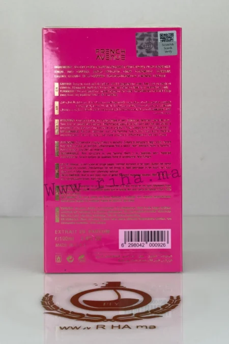 Vulcan Baie French Avenue Extrait de Parfum Pour Femme 100 ML Authentic