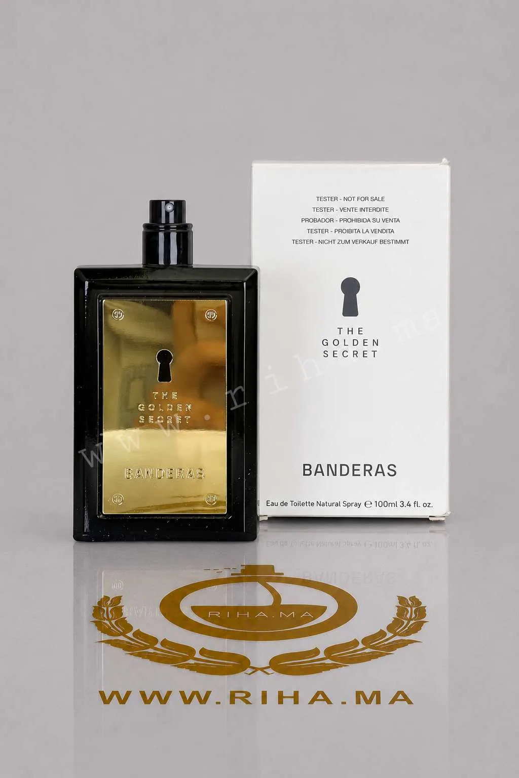 Tester The Golden Secret Antonio Banderas Eau de Toilette Pour Homme 100 ML AuthenticTester The Golden Secret Antonio Banderas Eau de Toilette Pour Homme 100 ML Authentic