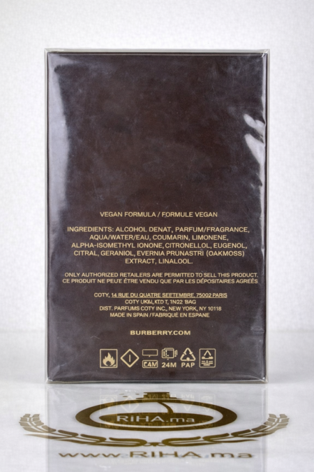 Burberry Hero Parfum Pour Homme 100 ML Authentic