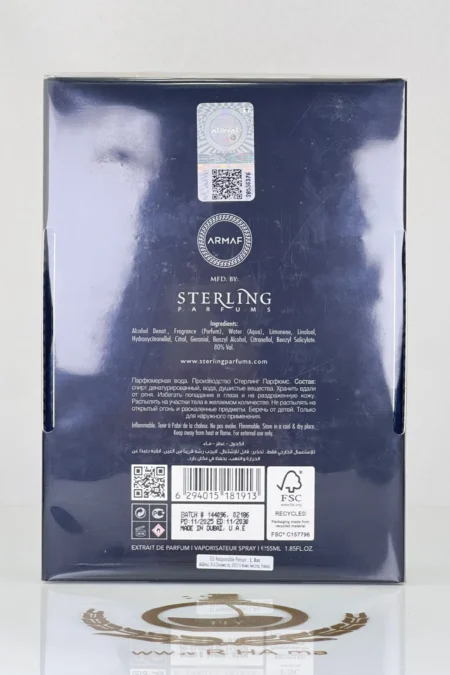 Club de Nuit Precieux I Armaf Extrait de Parfum 55 ML Authentic