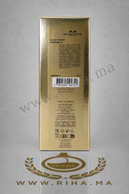 Amberful Mancera Eau de Parfum 120 ML Authentic
