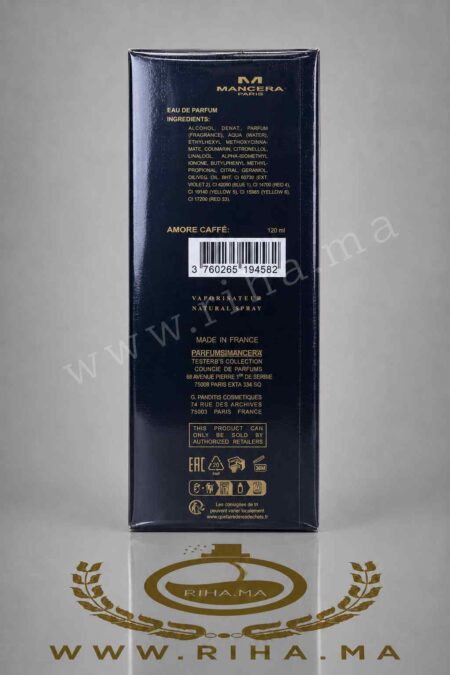 Amore Caffè Mancera Eau de Parfum 120 ML Authentic