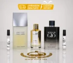 Mancera amberful eau de parfum + Acqua di gio le parfum Goirgio armani + L’eau d’issey pour homme issey miyake