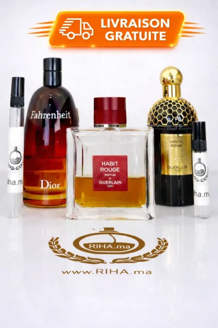 Pack Décantage Promo Homme — Fahrenheit EDT + Habit Rouge Le Parfum + Santal Royal EDP Authentic