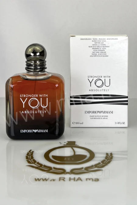 Riha | Vente de Parfum Original Au Maroc Pour Homme Et Femme 18 Tester Emporio Armani Stronger With You Absolutely Giorgio Armani Eau de Parfum 100 ML Authentic