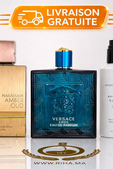 Le Pack Decantage Promo Homme –Versace Eros EDP+Al Haramain Amber Oud EDP+ Bois Impérial by Quentin Bisch EDP Authentic