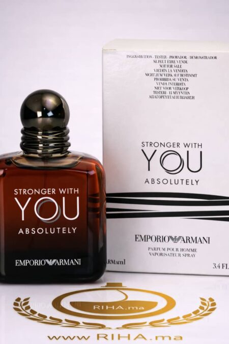 Riha | Vente de Parfum Original Au Maroc Pour Homme Et Femme 24 Tester Emporio Armani Stronger With You Absolutely Giorgio Armani Eau de Parfum 100 ML Authentic