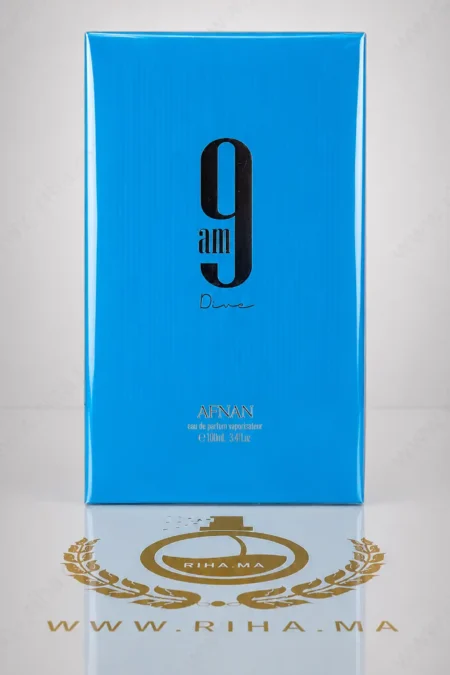 Afnan 9AM Dive Eau de Parfum 100ml parfum original Authentic au Maroc chez RIHA.ma