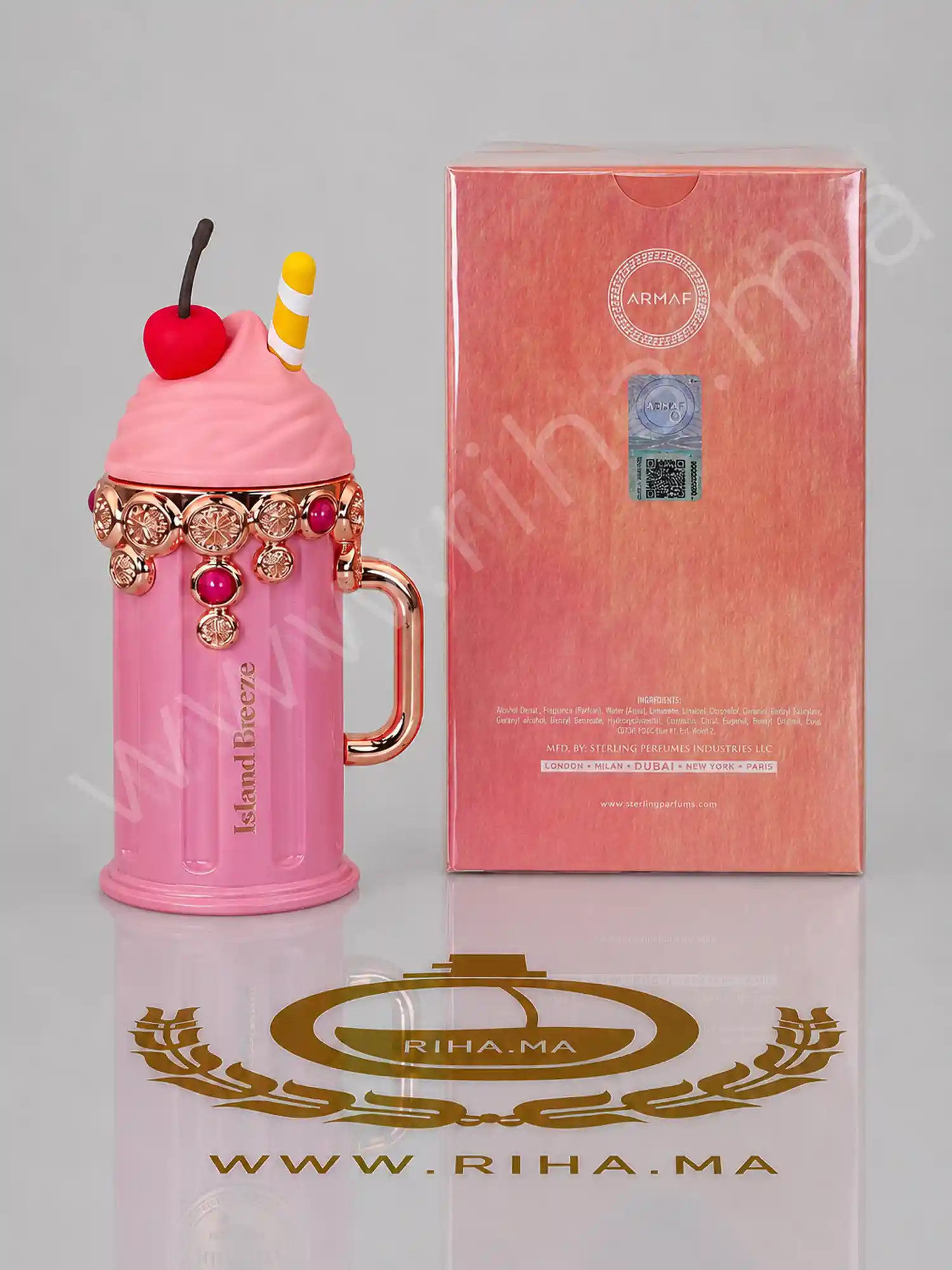 Island Breeze Armaf Eau de Parfum Pour Femme 100ml Island Breeze Armaf Eau de Parfum Pour Femme Authentic parfum original au Maroc chez RIHA.ma