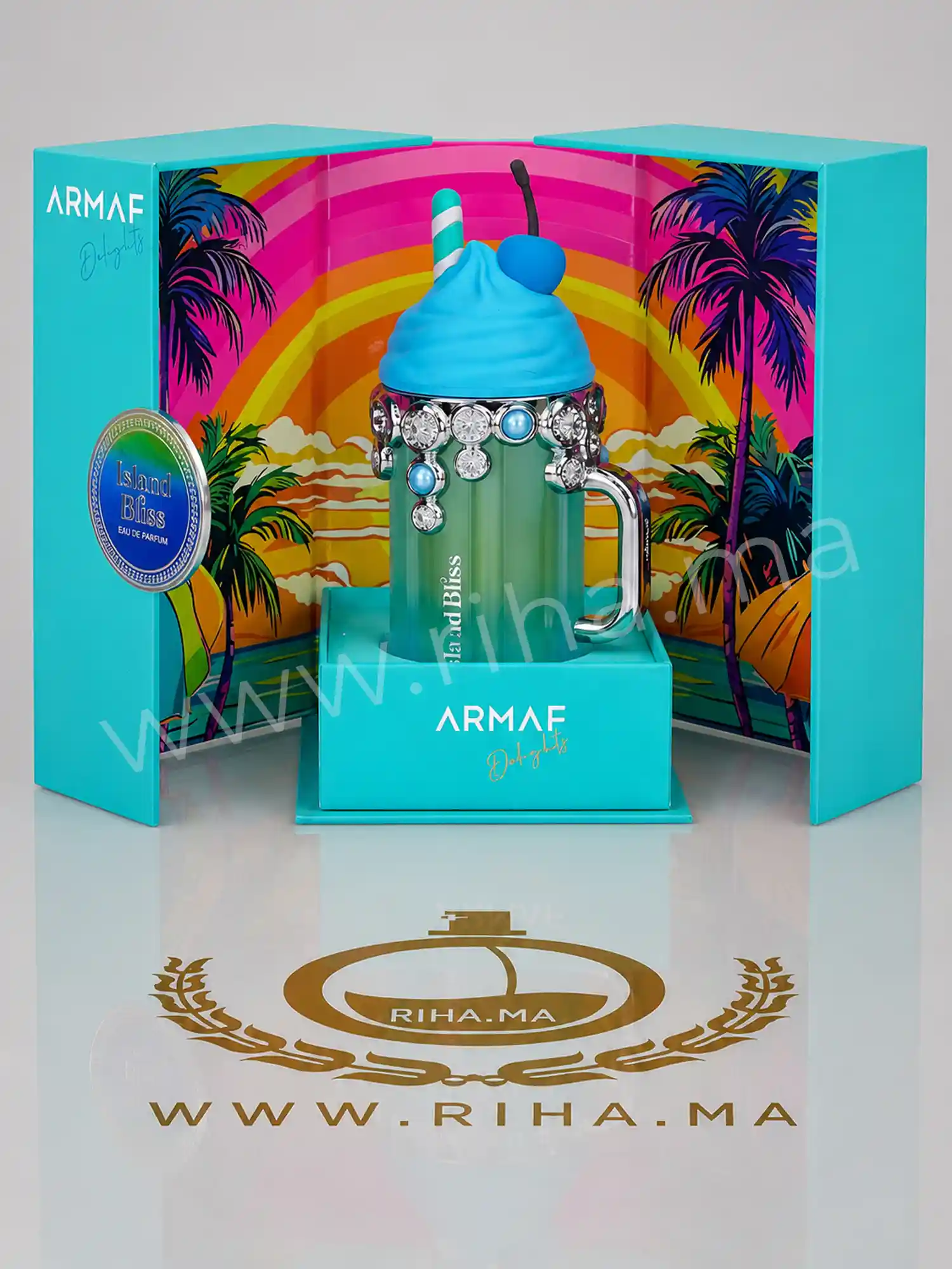 boite ouverte Island Bliss Armaf Eau de Parfum Pour Femme 100ml